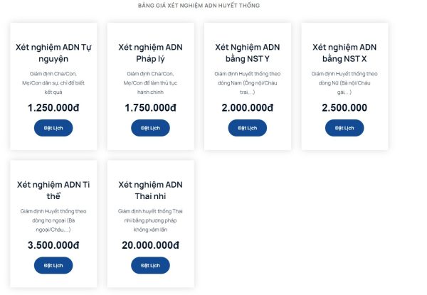 Giá xét nghiệm ADN sau sinh và các phương pháp xâm lấn