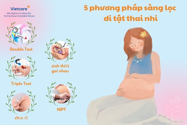 5 phương pháp sàng lọc di tật thai nhi