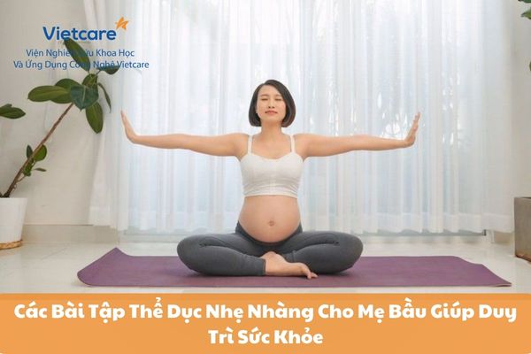 Các Bài Tập Thể Dục Nhẹ Nhàng Cho Mẹ Bầu Giúp Duy Trì Sức Khỏe