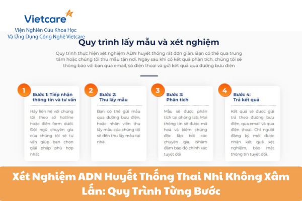 Xét Nghiệm ADN Huyết Thống Thai Nhi Không Xâm Lấn: Quy Trình Từng Bước